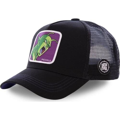 High Quality All Styles Cartoon Anime Snapback Baseball Cap Men Women Hip Hop Dad Mesh Trucker Hat Dropshipping