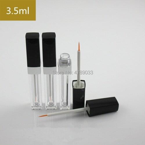 10/30/50pcs 3.5ml Mascara Bottles Transparent Plastic Empty Mascara Tube Makeup Eyelashes Eyeliner Vial Refillable Container