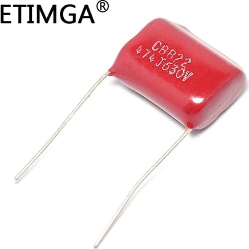 5PCS/LOT CBB Capacitor 630V 474J 470nF 0.47uf 630V/474 Polypropylene Film Capacitor