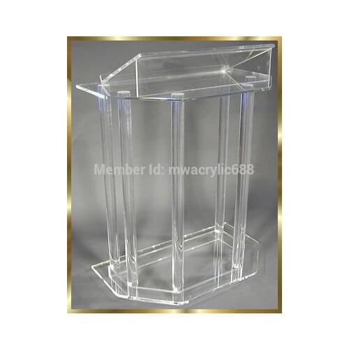 Pulpit furniture Free Shipping Beautiful Acrylic Podium Pulpit Lectern acrylic podium