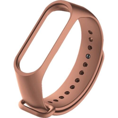 Fashion For Xiaomi Mi Band 3/4 Replacement Sport Silicone Strap Wristband Bracelet Two-Tone Replacement Strap