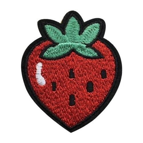 50pcs/Lot Fruit Embroidery Patches Letters Clothing Decoration Accessories Diy Iron Heat Transfer Applique Iron on Patches