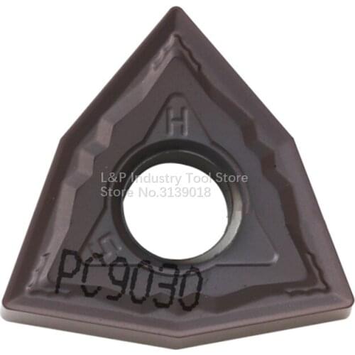 Genuine WNMG080408-HS PC9030 Carbide Inserts Stainless Steel WNMG080408 HS PC9030 Mechanical Lathe Tools Authentic Cutter