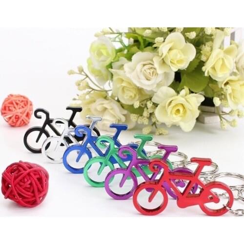 Outdoor EDC Multi Bike Keychain Key Ring Bottle Wine Beer Opener Tool Muilti Colors Beer Opener Kitchen Accessories