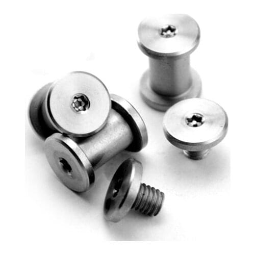 Plane Screws Handle Fasteners Stainless Steel Screws Plum Head Nail Rivet Studs Spiral Spindle Screws 2pcs