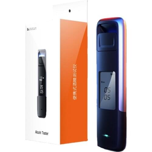 Portable Non-Contact Alcohol Tester with Digital Display Screen USB Rechargeable breath Tester Police Grade High Accuracy
