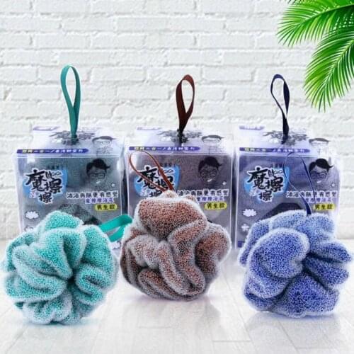 Bath Ball Bath Tubs Cool Ball Bath Towel Scrubber Body Cleaning Mesh Flower Shower Sponge Wash Bathroom Accessories