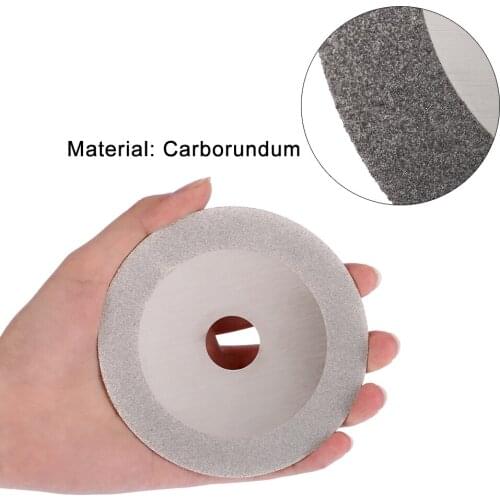 100mm 4" Inch Diamond Coated Grinding Cutting Disc Saw Blade 20mm Inner Diameter Rotary Wheel 160 Grit For Angle Grinder