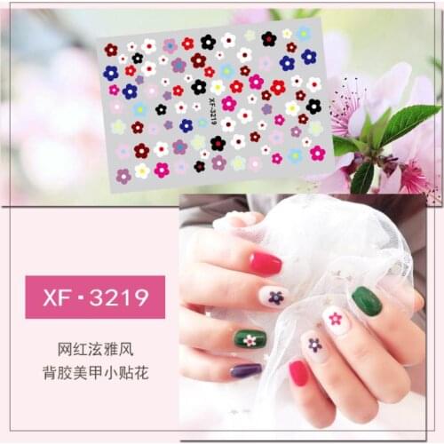 Spring and Summer Series Nail Art Stickers Slider Nail Art Stickers Flowers Fruits Stars Moon Nail Art