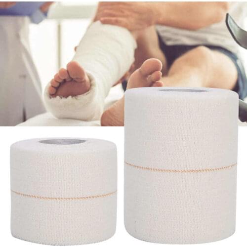 Back Support Portable Cotton Sports Sprain Fixation Bandage Joint Ligament Protective Bandage White Braces Supports