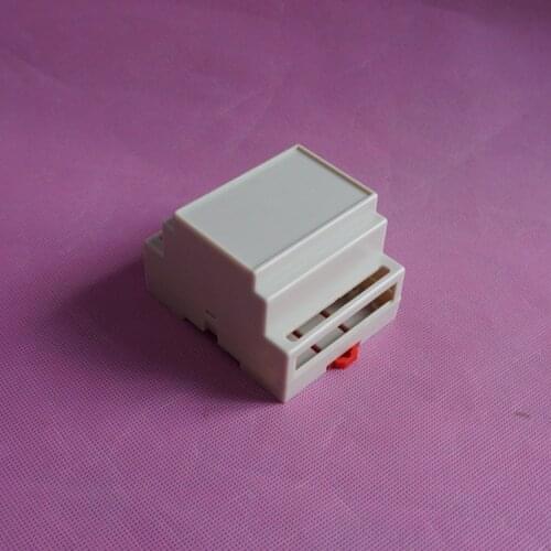 2pcs Din Rail Mounting ABS Plastic Housing Case enclosure junction box for electronic equipment Shell 88x59x72MM