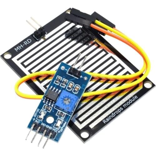 3.3-5V Rain Raindrops Detection Sensor Weather Humidity Module For arduino