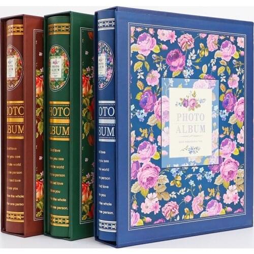 5/6Inch Ethnic Patterns Family Photo Album Memory Record Book Baby Growth Picture Album Interleaf Type High Quality Scrapbook