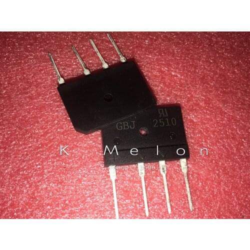 5PCS GBJ2510 GBJ2508 GBJ2506 25A 1000V/800V/600V Power Bridge Rectifier
