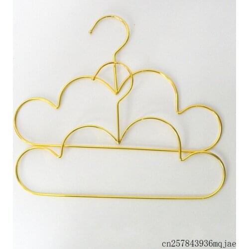 50pcs Nordic Style Cloud Hanger Metal Hanger Rack for Children Kids Scarf Towel Clothes Organizer