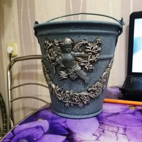 94PF Angel Babies Shape Flower Rattan Pattern Silicone Material Fondant Mold for Cake Chocolate Baking Cookie Decorating Tool