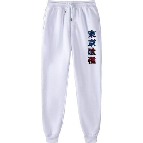 Men Joggers Brand Trousers Casual Sweatpants Anime Tokyo Revengers Print Casual Fitness Workout High Quality Sporting Pants