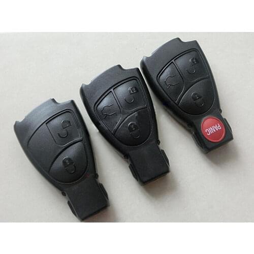2 Button/3 Button/4 Button Smart Card Remote Key Shell Case For Benz C200 E280 S320 S350 W220 203 209 Fob Key Cover