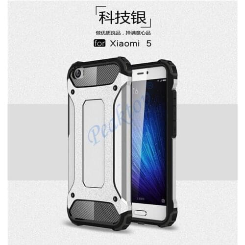 For Xiaomi Mi 5S Case for Xiaomi Mi5s Cover Silicone Rubber Heavy Duty Shockproof Rugged Armor Case for Xiaomi Mi 5 5S