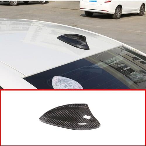 Real Carbon Fiber Shark Fin Antenna Cover For BMW M2 M3 M4 2 3 4Series F22 F30 F80 F32 F36 F82 G20 G28 G30 Exterior Accessories