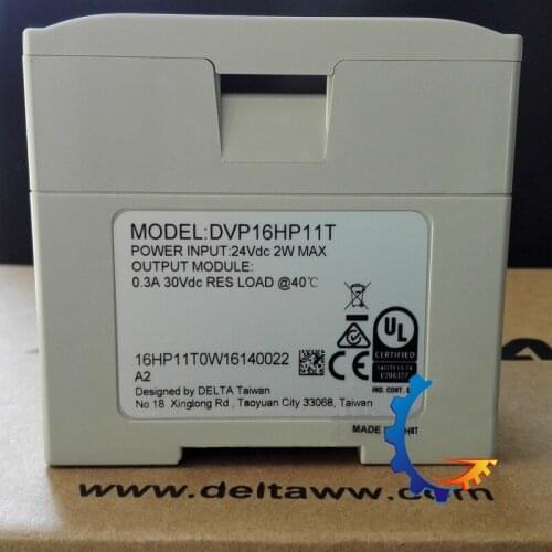 DVP16HP11T DELTA EH3 Series 16 Point Expansion Machine 8DI / 8DO (NPN transistor) DC Power Supply