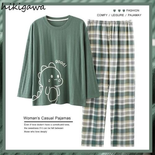 Женские большие пижамы HIKIGAWA China At AliExpress
