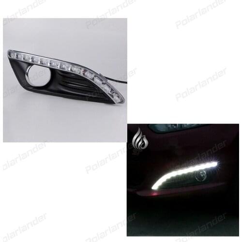 Car styling running lights for F/ord f/iesta 2013-2015