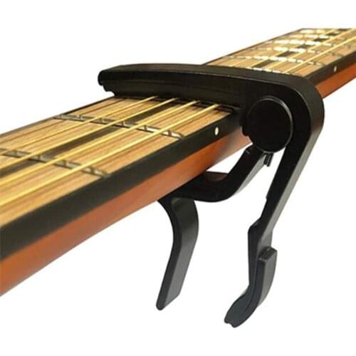 High-Quality Aluminium Alloy Universal Capo Guitar Accessories Quick Change Clamp Key Acoustic Classic Guitar Capo for Parts