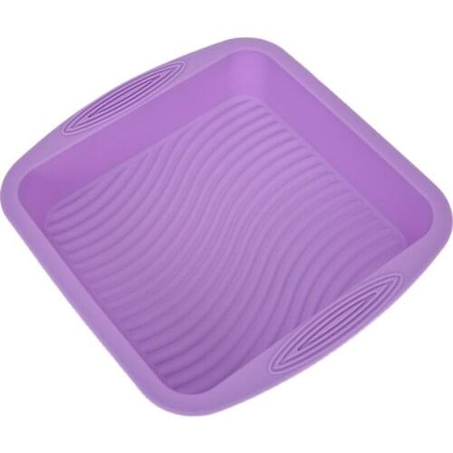 Easy Cleaning Silicone Bread Toast Mold Square Cake Pan High Temperature Resistance Kitchen Baking Mold Bakeware E589