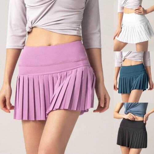 Sweet Women Pleated Skirts Summer High Waist Ladies Girls Mini Short Skirt Preppy Style Chic Women Mini Skirts Solid Color Skirt