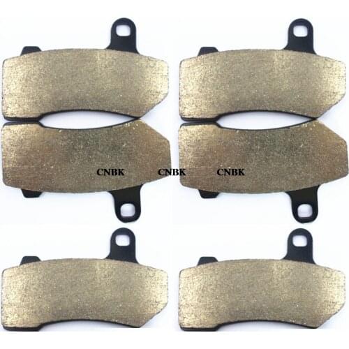 F+R Disc Brake Pads Set for Harley 1584 FLHTCU Ultra Classic Electra Glide 2008 2009 2010 2011 2012 2013 2014 Front Rear