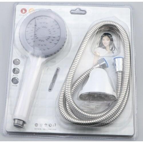 Pressurized Shower Heads Set Handheld Flexible Showerhead Removable Bathroom Accessories Shower Head set Water saving