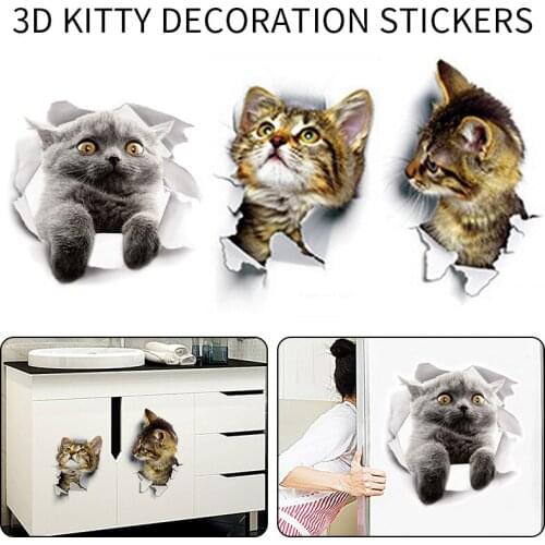 Toilet Seat Wall Sticker Adhesive Stickers Decal Bathroom Home Decor