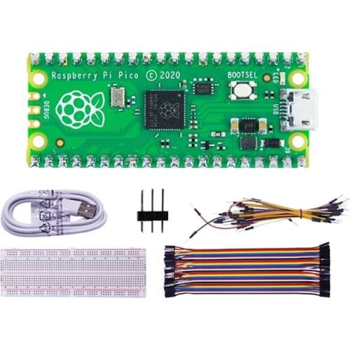 For Raspberry Pi Pico Board Dual-Core Microcomputer Chip Development Board Welding Pin Header Kit RP2040