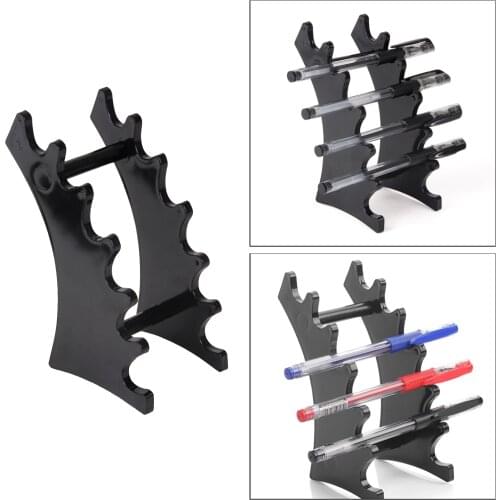 Pen Holder Stand Eyebrow Pen Stand Makeup Brush Rack for E-Cigarette 6-Slots Nail Brush Eyebrow Fountain Pen Rack Display Stand