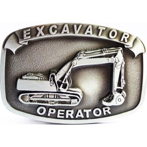 T-Disom Hot Sale Excavator Belt Buckles Western Design Zinc Alloy Metal Tool Buckles Suitable For 4cm Width Belt Drop shipping