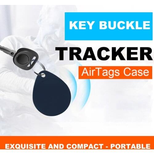 Anti-Lost Locator Tracker Silicone Cover with Hook for Apple Airtags Device Skin Protective Case Protector Sleeve