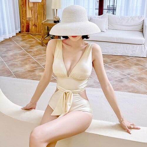 One Piece Swimsuit Push Up Swim Suit 2021 New Cover Ins Retro Bathing Bubble Hot Print Polyester Sierra Surfer Plus Size