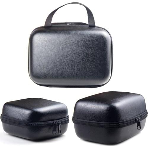 Fishing Reel Bag large capacity Leather Hard Shell Package Sponge Fish Wheel Tool Box Shockproof Fishing Bag Storage Bag