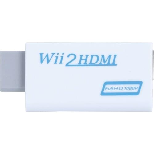 Wii to HDMI Wii2HDMI Full HD FHD 1080P Converter Adapter 3.5mm o Output Jack