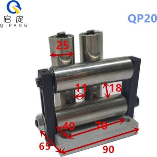 20 model Four roller guide wheel Screw hole distance 70*40 wire 10mm