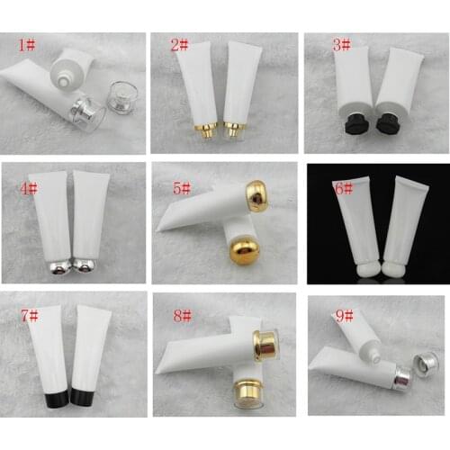 50ml 50pcs White tube / cosmetic packaging empty bottle / cream skin cream BB creams tube