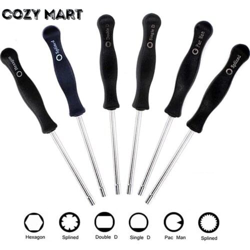 6 Type Carburetor Adjustment Tool Screwdriver For Craftsman Ryobi Homelite HUS ST String Trimmer Chainsaw Pac Man Single D