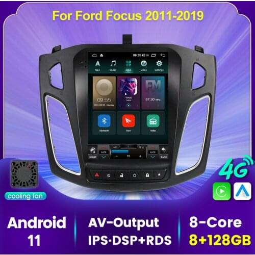 Android 11 6+128G IPS DSP For Ford Focus 3 Mk 3 2011 - 2019 Car Radio Multimedia Video Player Navigation GPS No 2din 2 din BT