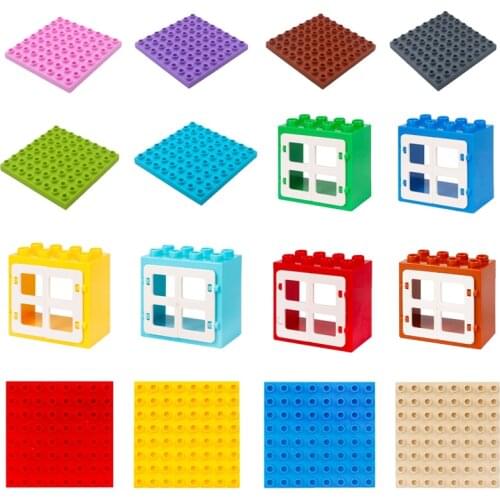 Locking Big Size Series Toys For Children Bottom Plate Building Boxes Educational Compatible With Others Building Blocks
