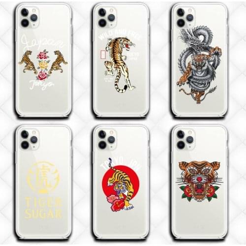 Richmond finch japan tiger Phone Case Clear for iphone 12 11 Pro max mini XS 8 7 6 6S Plus X 5S SE 2020 XR cover