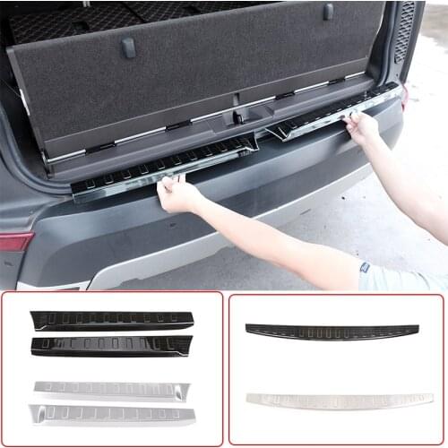 For Land Rover Discovery 5 2017-2021 Stainless Steel Car Trunk Interior/Exterior Guard Panel Decorative Strip Car Accessories