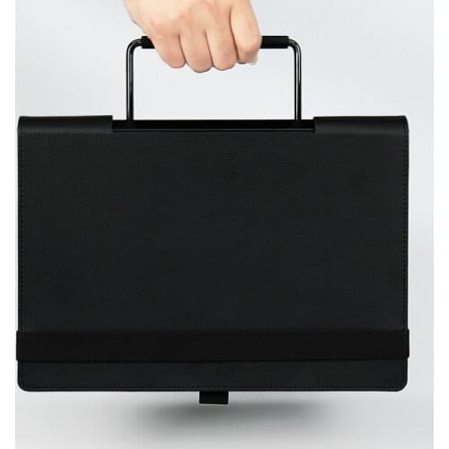 Business Luxury PU Leather Case for Lenovo Yoga Pad Pro Tablet PC 2021 Cover handle Shock-proof Protective Stand Shell Funda+pen