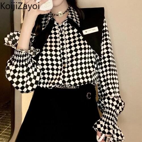 KOIJIZAYOI Women's Plaid Shirts