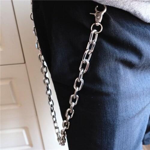 Strong Leash Biker Trucker Key Jean Anti-Theft Wallet Chain Hip Hop Pants Chain J60E
